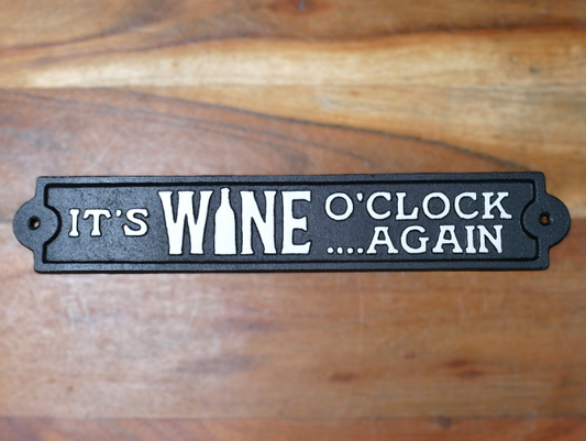 Sign - Wine O'clock