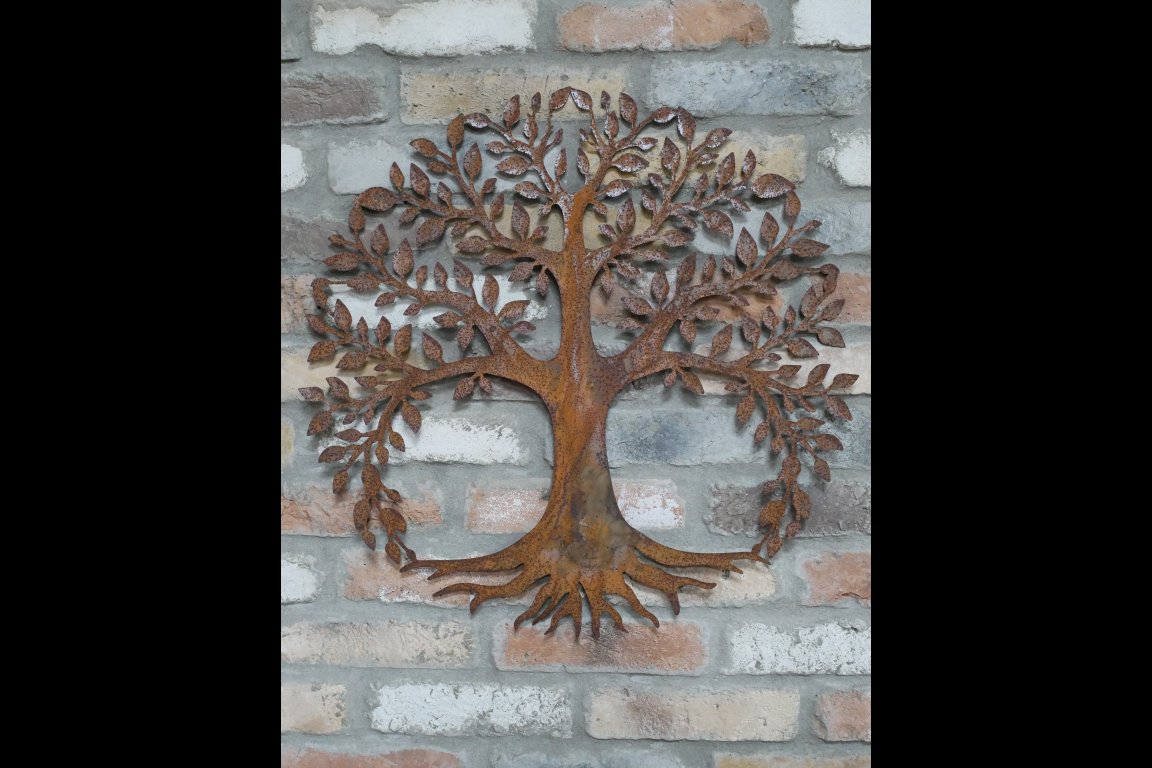 Rusty Tree Wall Decoration