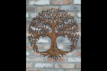 Rusty Tree Wall Decoration