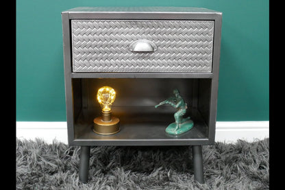 Industrial Bedside Cabinet