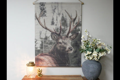 Canvas Wall Art - Stag Head