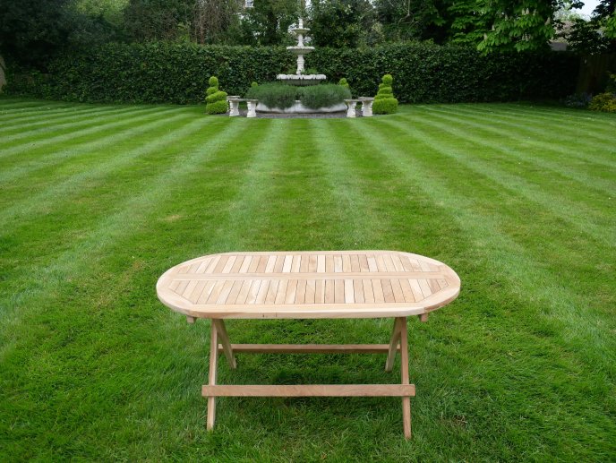 Folding Oval Table