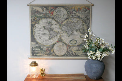 Canvas Wall Art - World Map