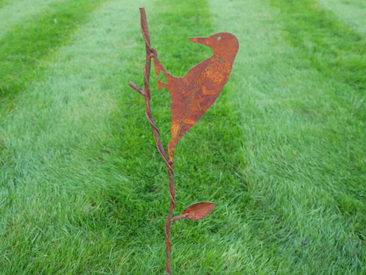 Rusty Bird Stake