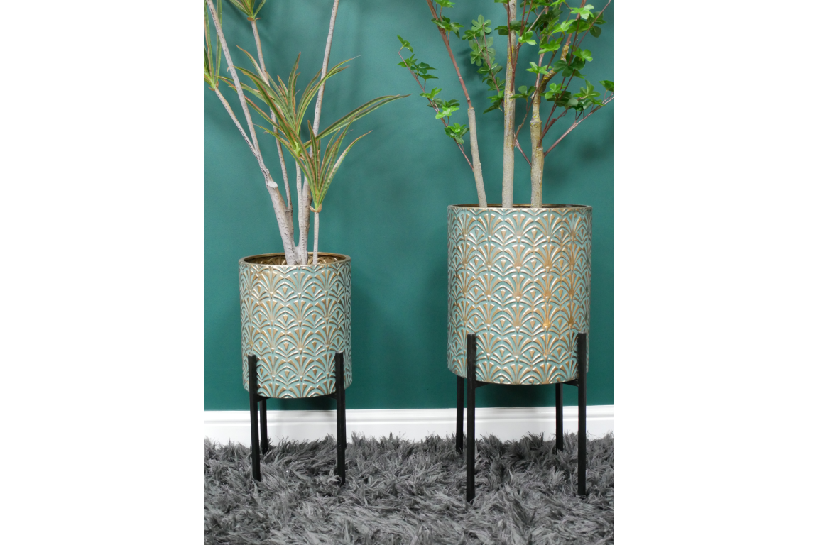 Moroccan Style Set Of 2 Planters