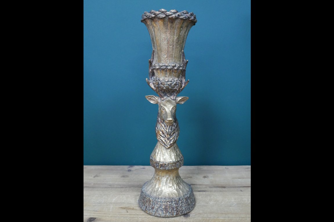 Stag Candle Holder