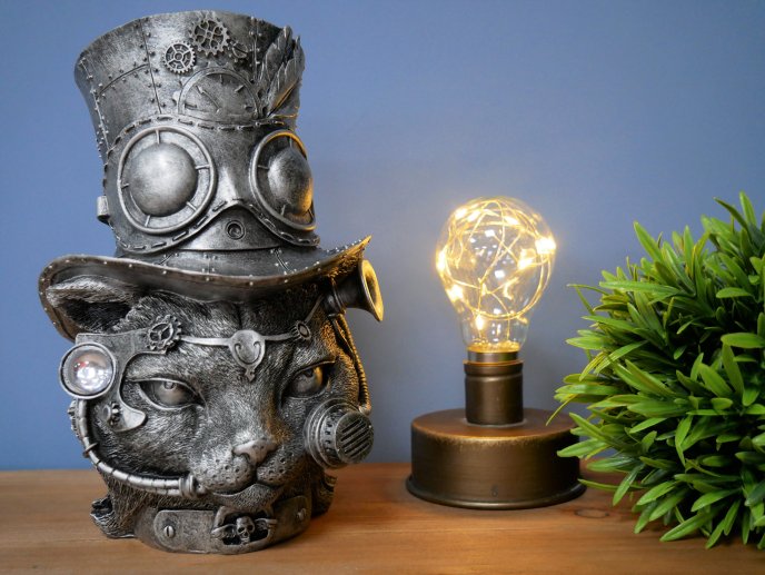 Steampunk Cat Head