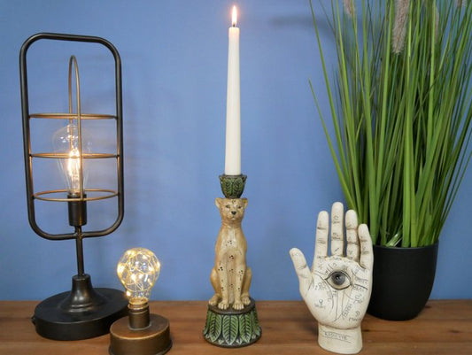 Leopard Candle Holder