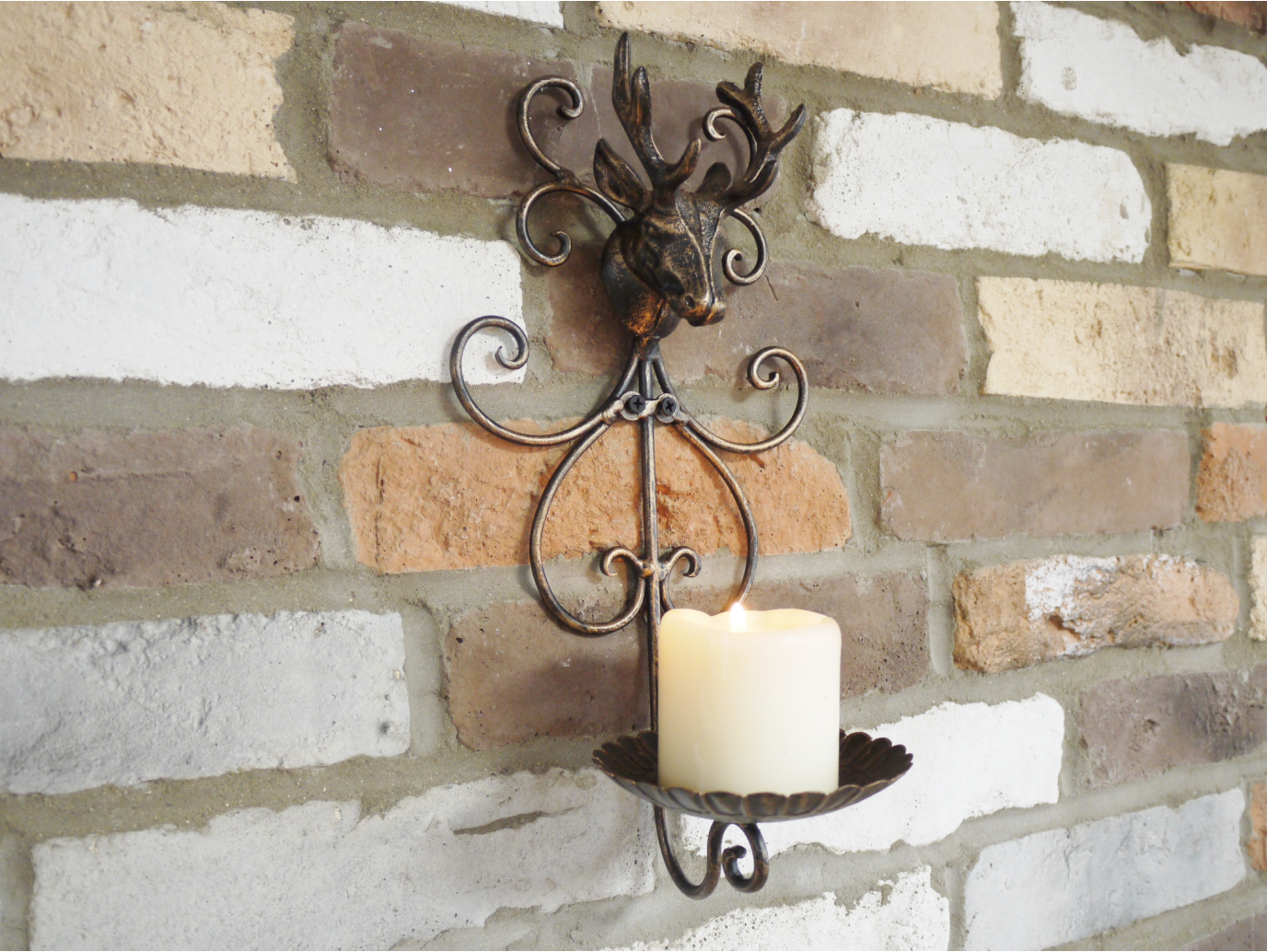 Stag Candle Holder