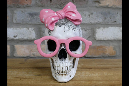 Skull With Pink Bow
