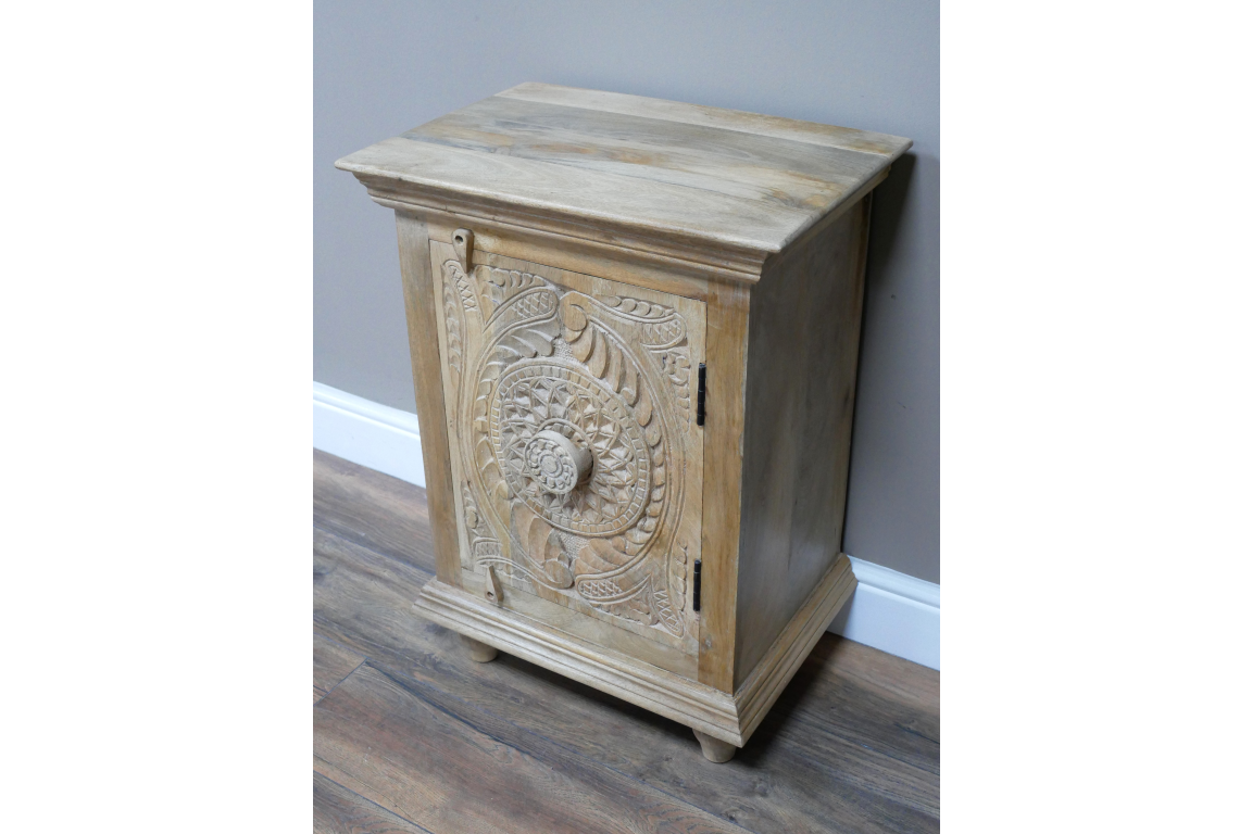 Carved Storage Cabinet