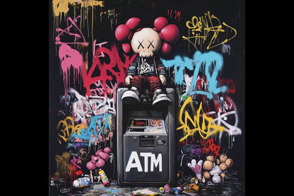 Graffiti ATM Wall Art