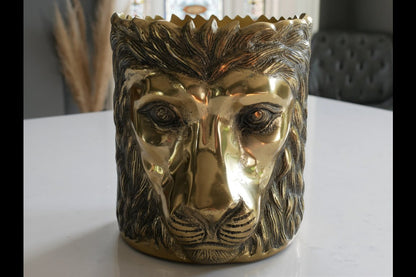 Lion Head Planter / Ice Bucket