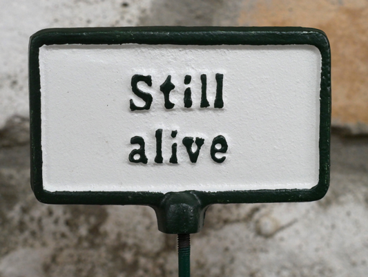 Plant Sign - Still Alive