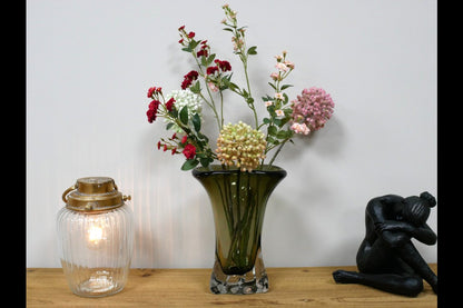 Green Glass Vase