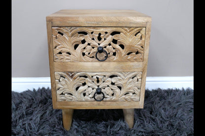 2 Drawer Bedside Cabinet