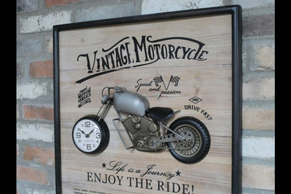 Motorbikes Clock