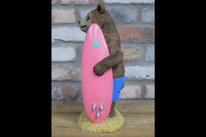 Bear With Surfboard