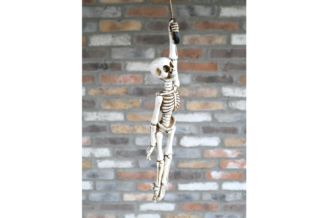 Skeleton With Flying Umbrella