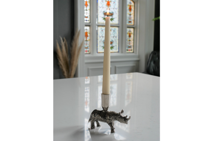 Rhino Candle Holder