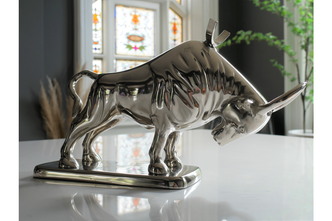 Bull Bottle Holder With Base