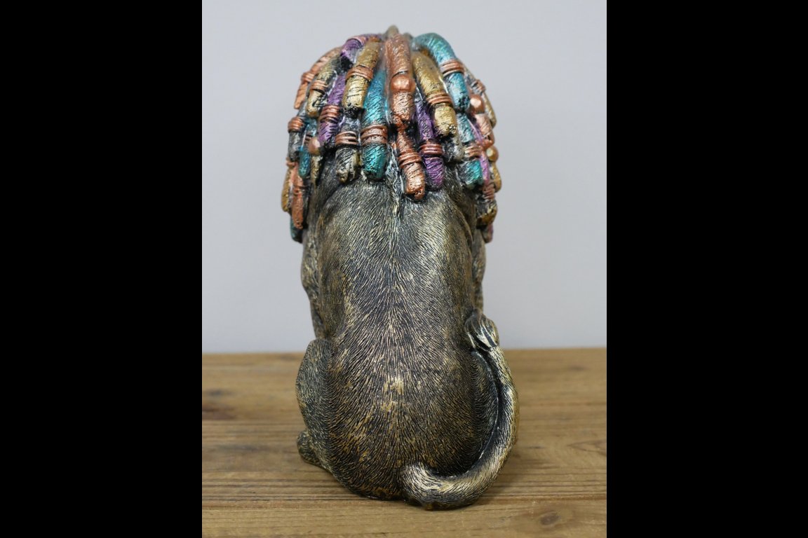 Dreadlocks Lion - Gold