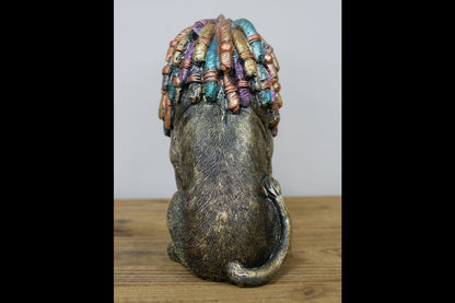 Dreadlocks Lion - Gold