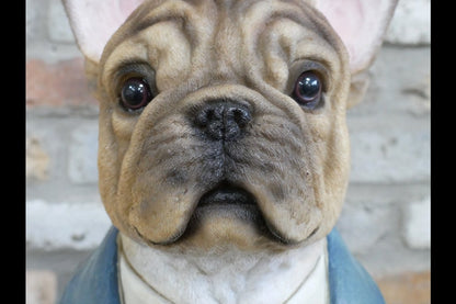 Large Frenchie Dog Bust