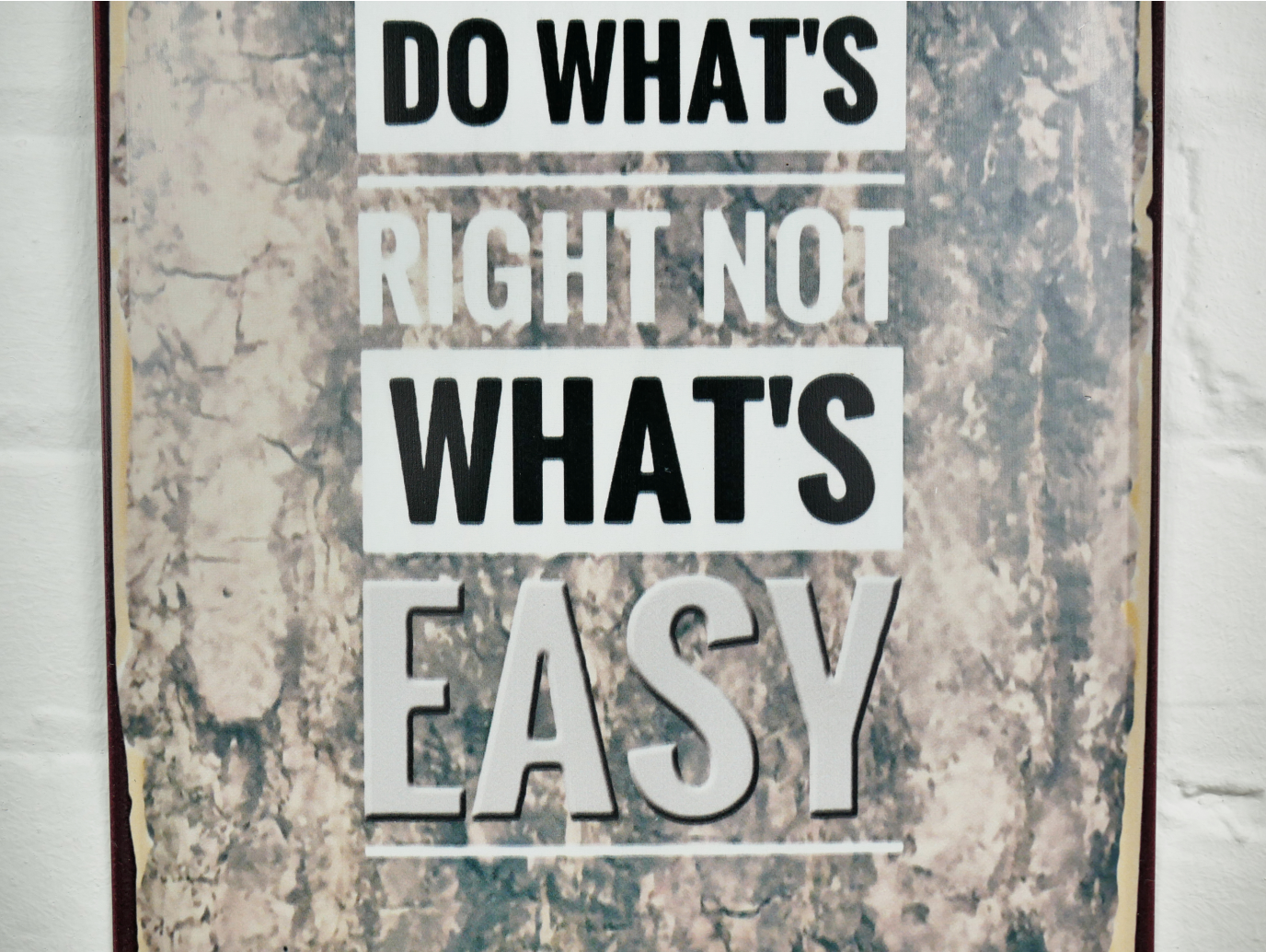 Sign (Do Whats Right)