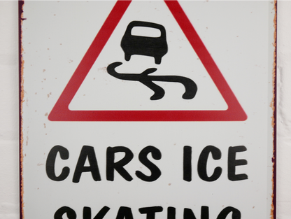 Sign (Cars Ice Skating)