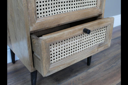 Rattan Bedside Cabinet