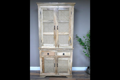 Large Rattan Storage Cabinet