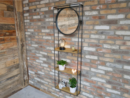 Industrial Wall Unit with mirror