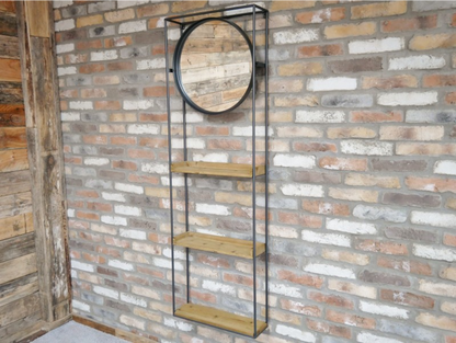 Industrial Wall Unit with mirror