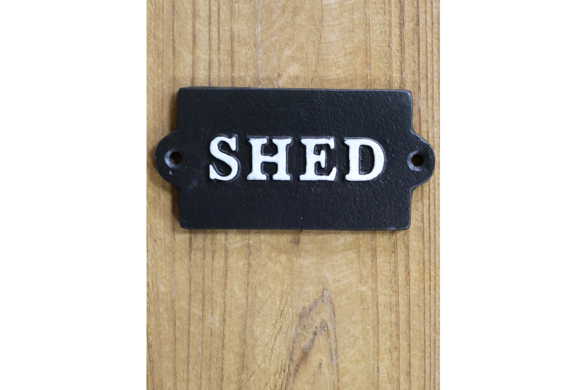 Sign - Shed