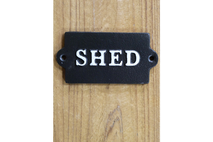 Sign - Shed