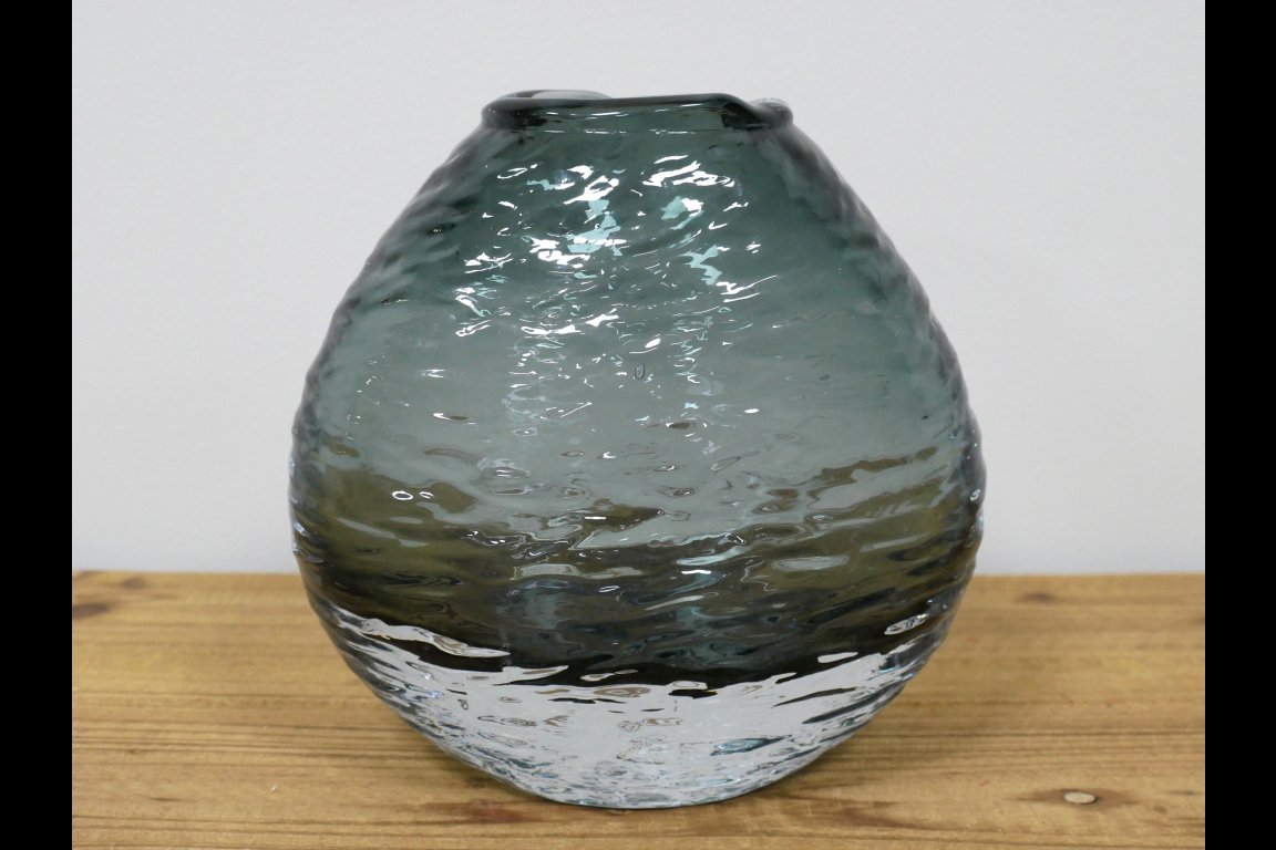 Black Glass Vase