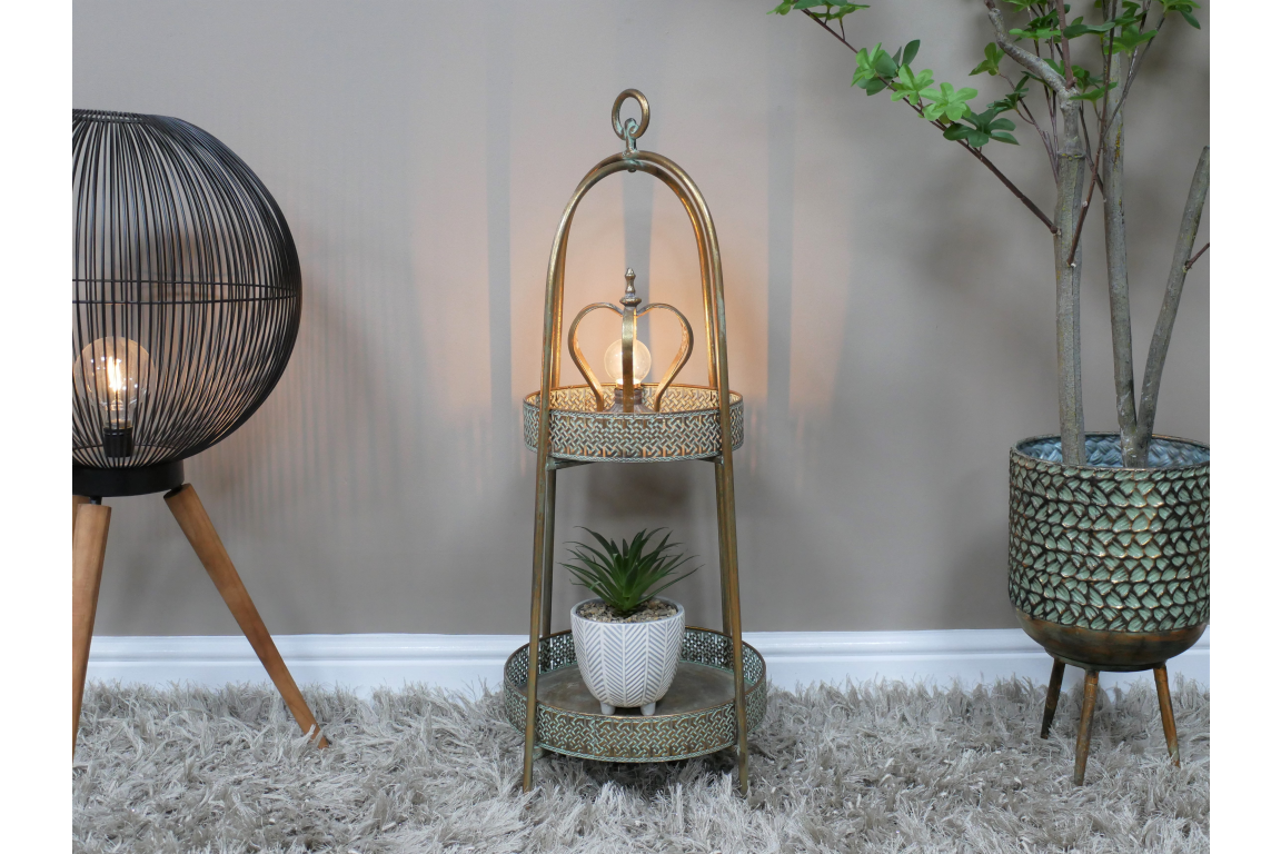 Moroccan Style 2 Tier Shelves
