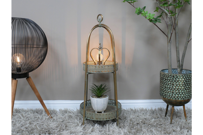 Moroccan Style 2 Tier Shelves
