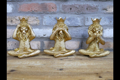 Set Of 3 Lions