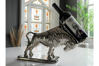 Bull Bottle Holder With Base