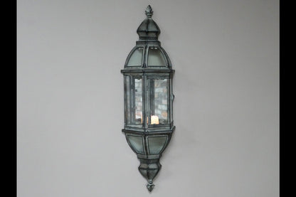 Wall Lantern with Mirror