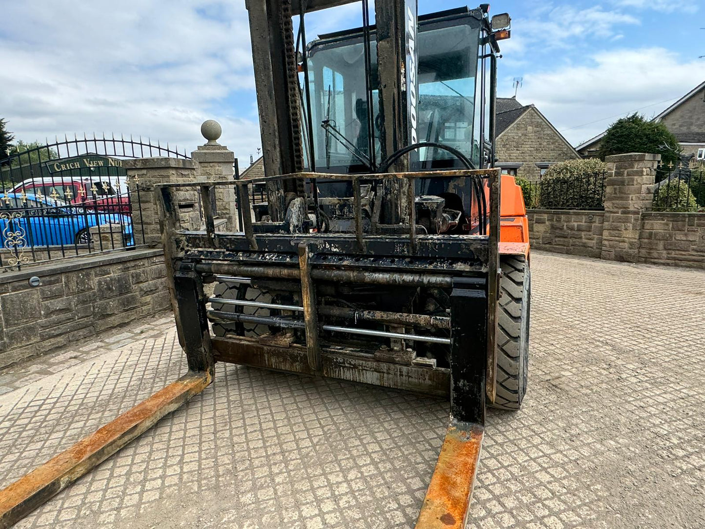 2015 DOOSAN D80S-7 8 TON FORKLIFT FORKTRUCK