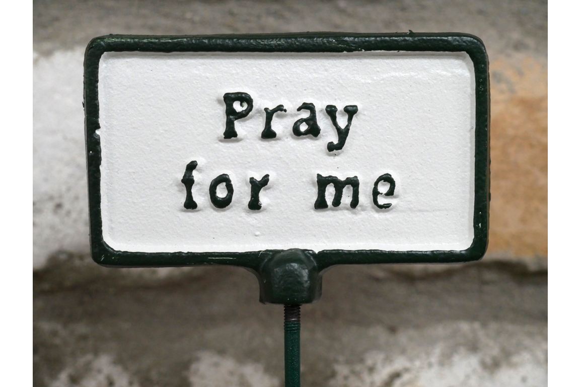 Plant Sign - Pray For Me