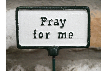 Plant Sign - Pray For Me