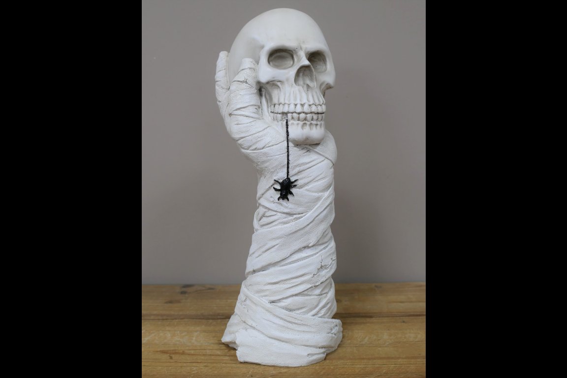 Hand Holding Skull