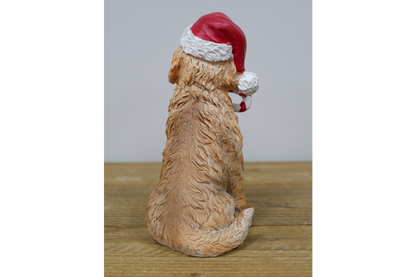 Christmas Dog With Candy Cane