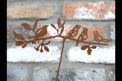 Rusty Bird Stake