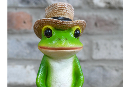 Mowing frog