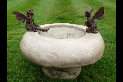 Bird Bath With Fairies
